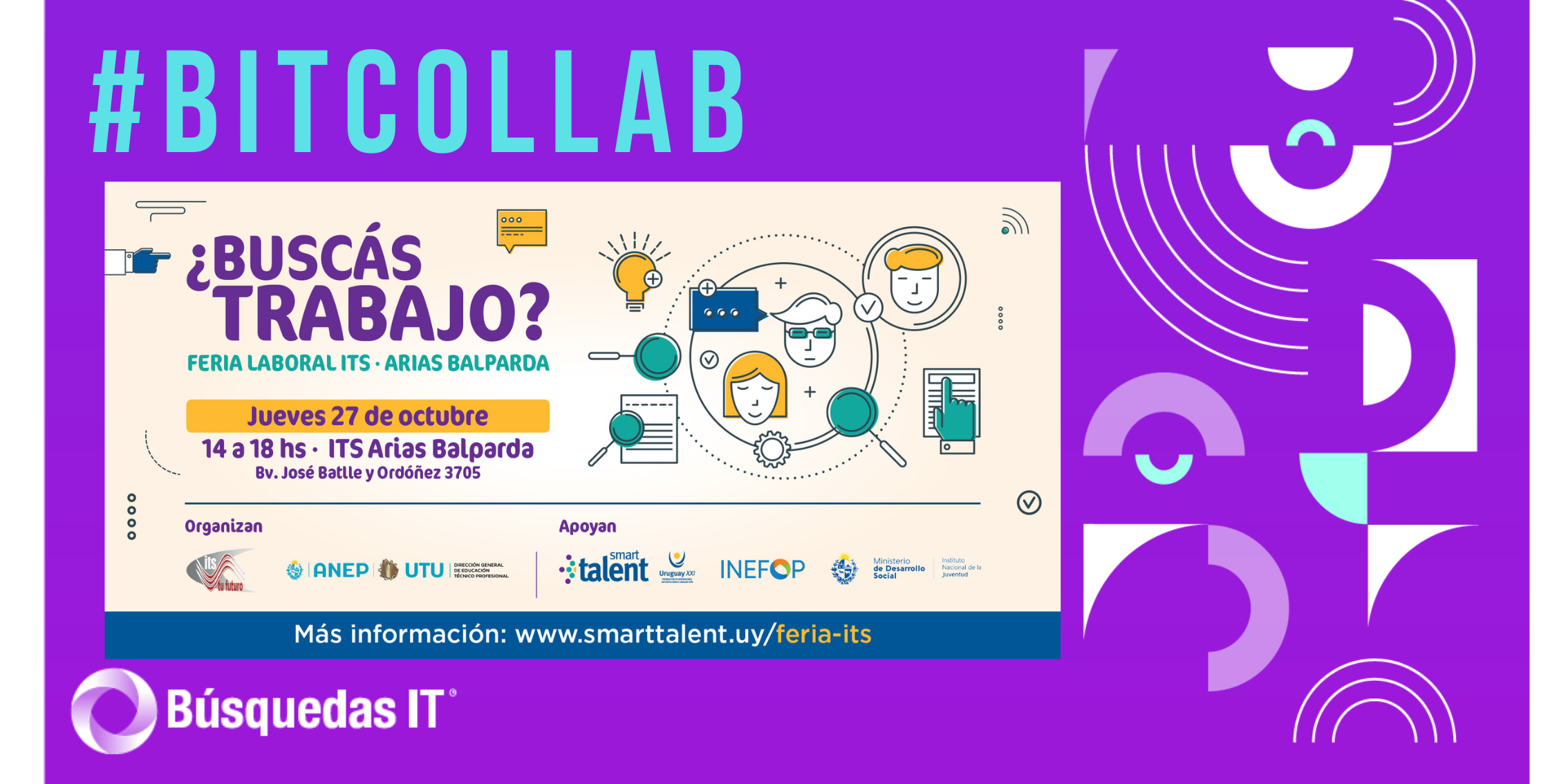 Nos agrada compartirles nuestra participación en la feria laboral ITS - Arias Balparda