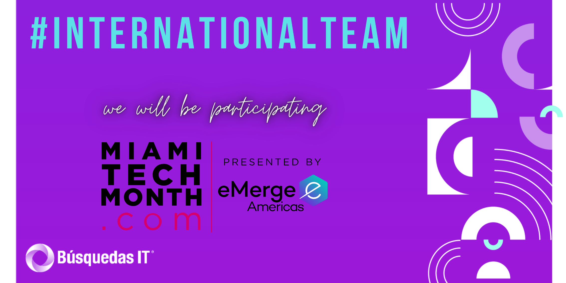 Búsquedas IT will attend many events at Miami Tech Month