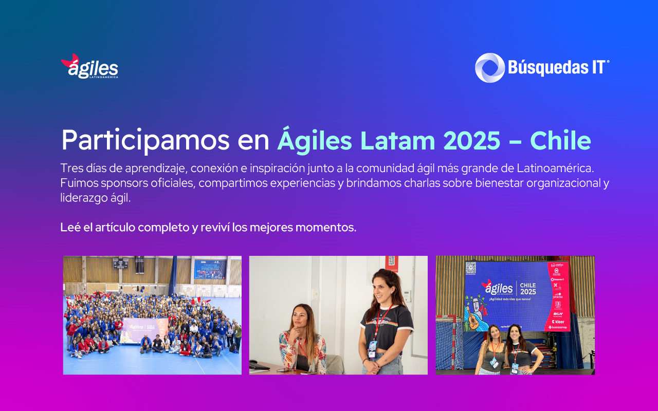 Participamos en Ágiles LATAM 2025 - Chile
