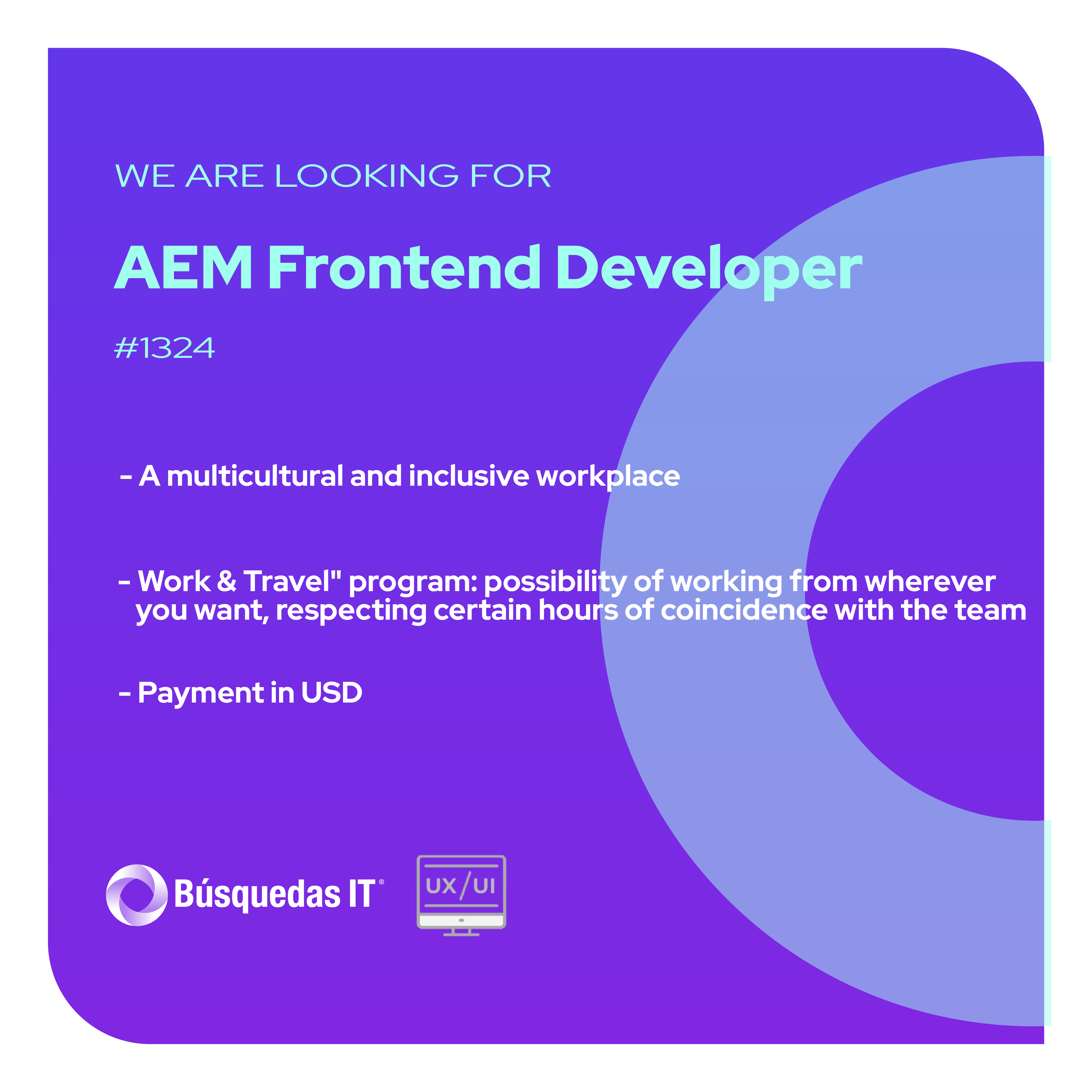 B squedas it aem frontend developer