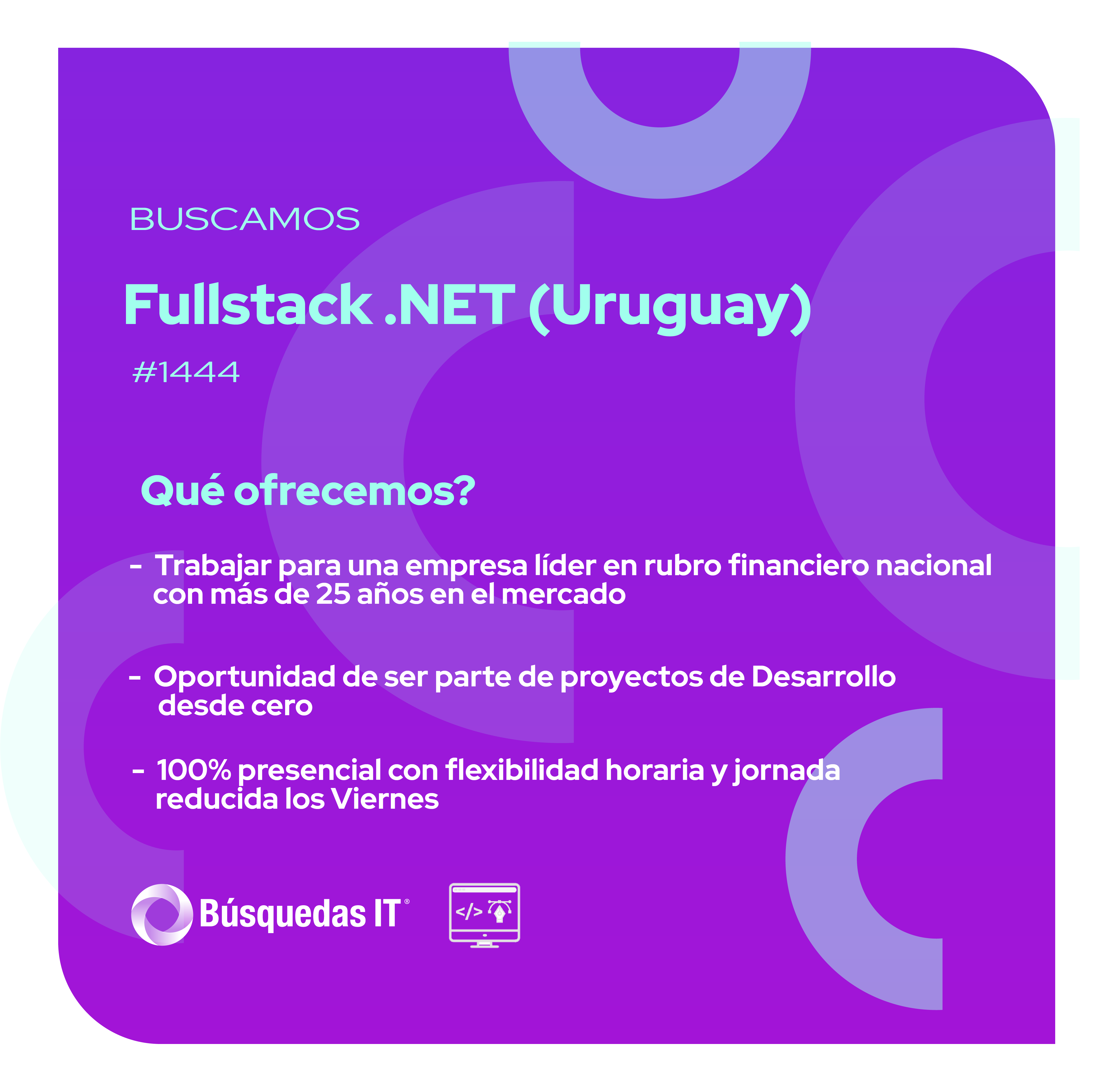 Búsquedas IT-FULL STACK .NET (URUGUAY)