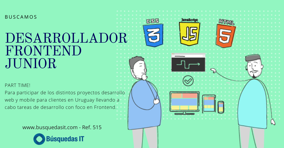 Búsquedas IT-DESARROLLADOR FRONTEND JUNIOR (LATU - URUGUAY)